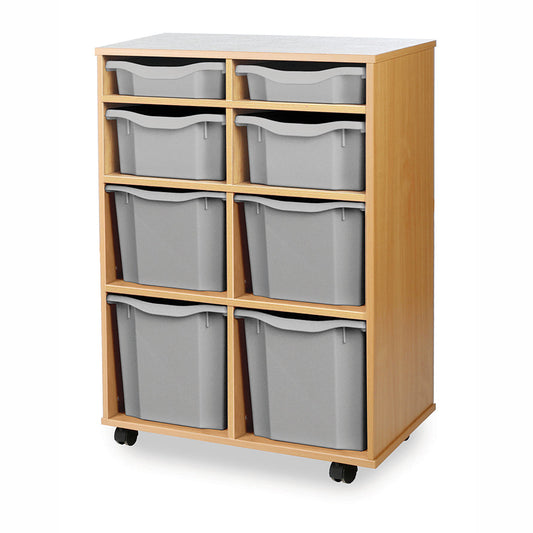 Monarch 8 Variety Tray Unit Light Grey Monarch Trays