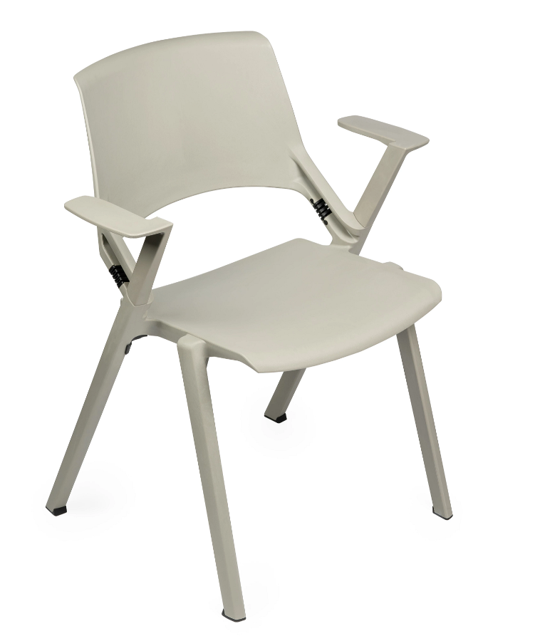 Myke Stacking Chair With Arms