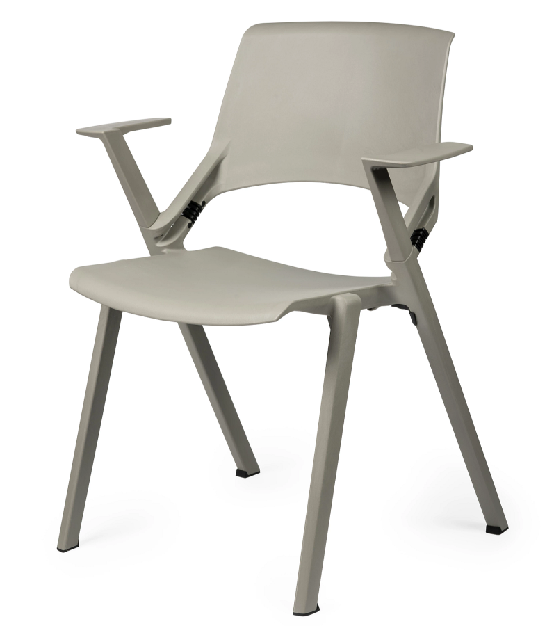 Myke Stacking Chair With Arms