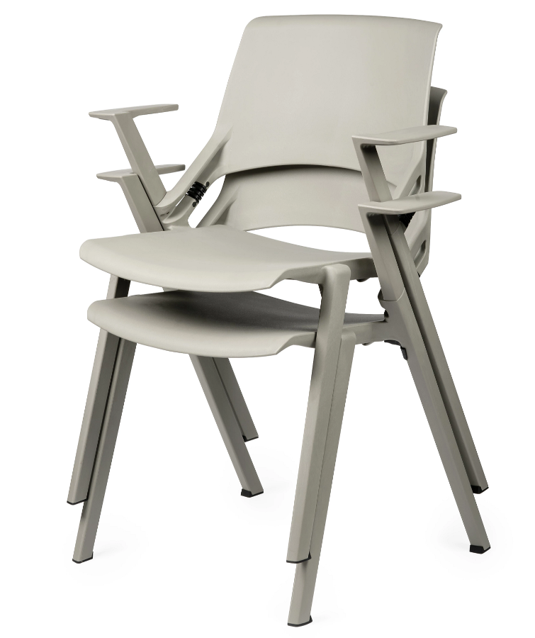 Myke Stacking Chair With Arms