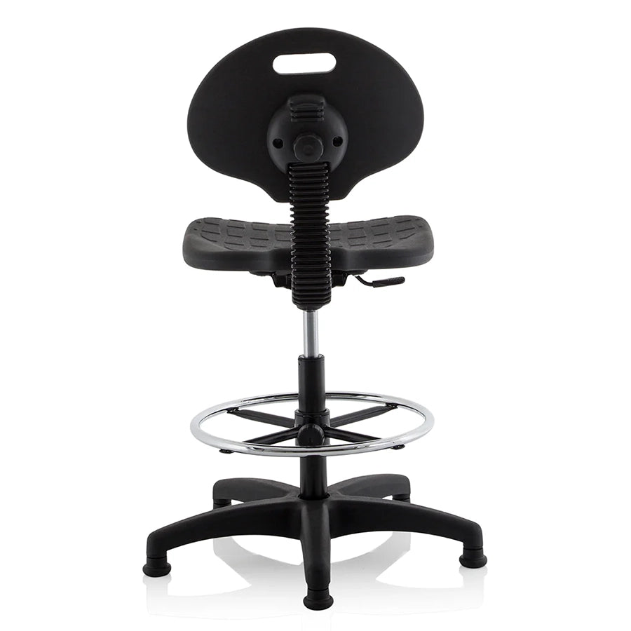 Malaga Polyurethane Medium Back Hi Rise Draughtsman Task Operator Office Chair