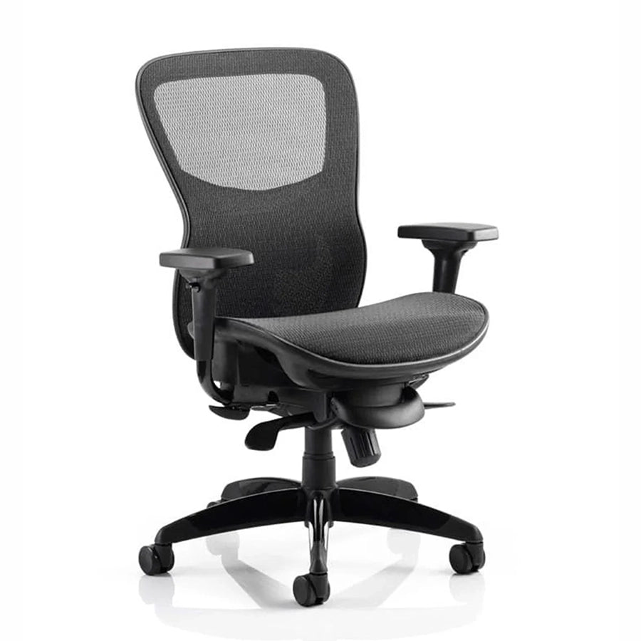 Stealth Shadow High Mesh Back Ergonomic Posture Chair with Arms