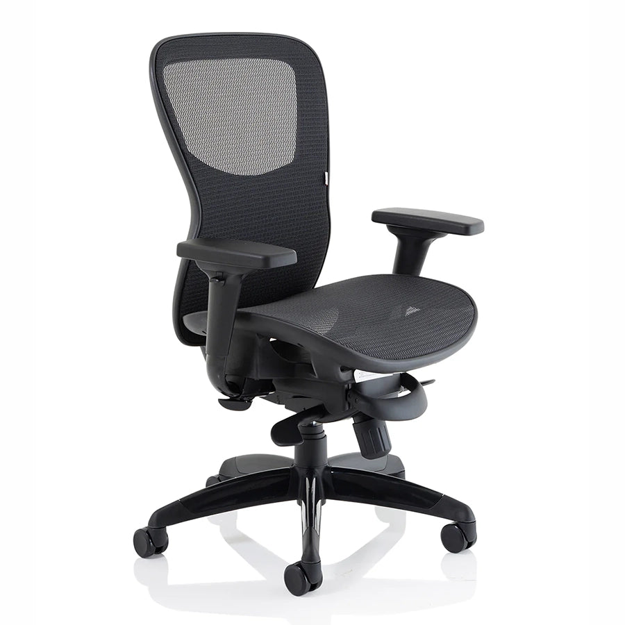 Stealth Shadow High Mesh Back Ergonomic Posture Chair with Arms