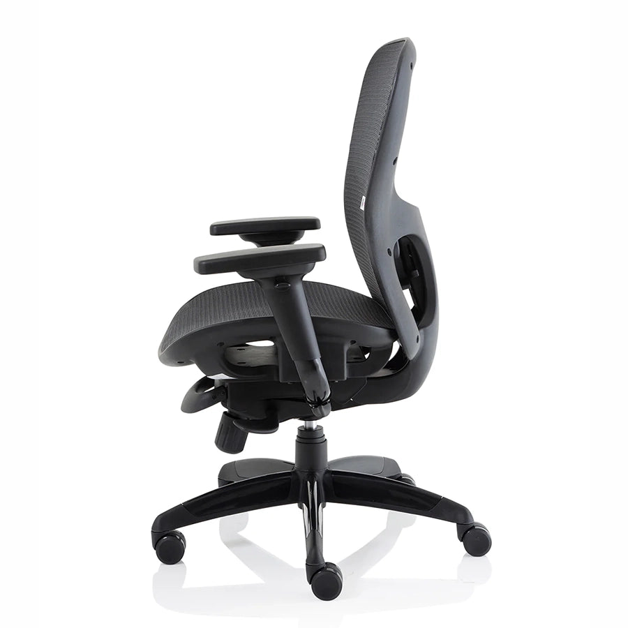Stealth Shadow High Mesh Back Ergonomic Posture Chair with Arms