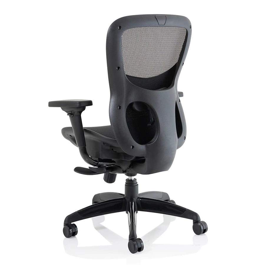 Stealth Shadow High Mesh Back Ergonomic Posture Chair with Arms