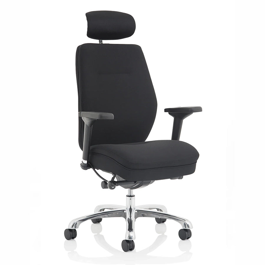 Domino High Back Black Ergonomic Posture Chair