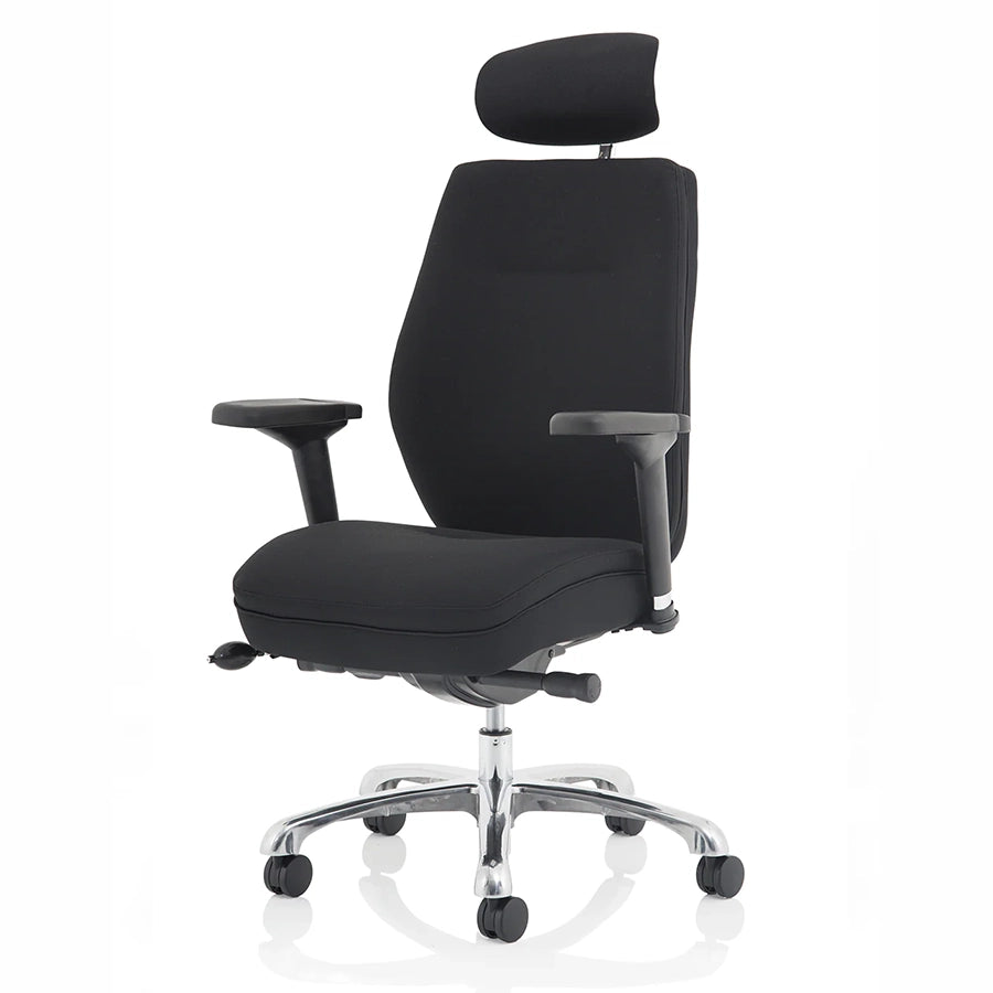 Domino High Back Black Ergonomic Posture Chair