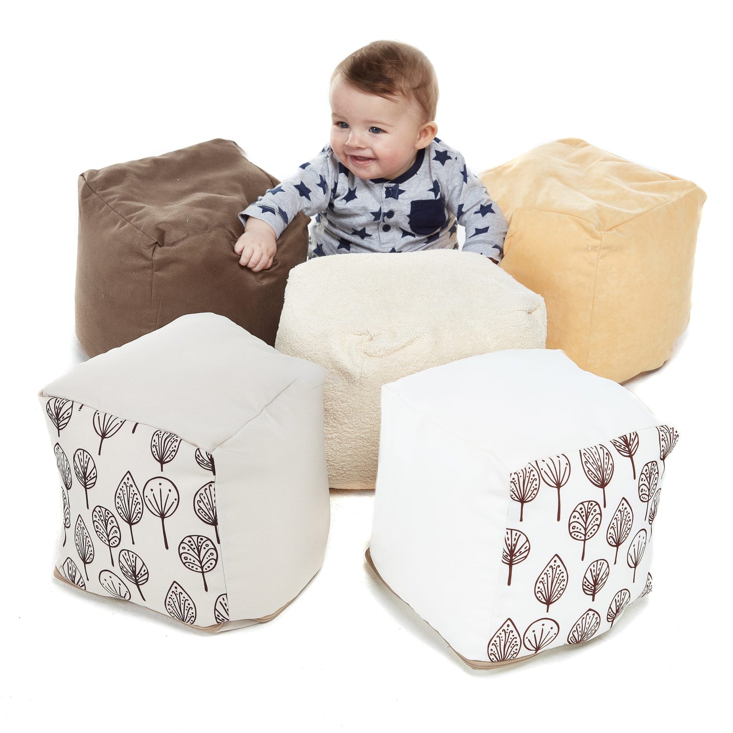 Natural Sensory Cubes (Set of 5)