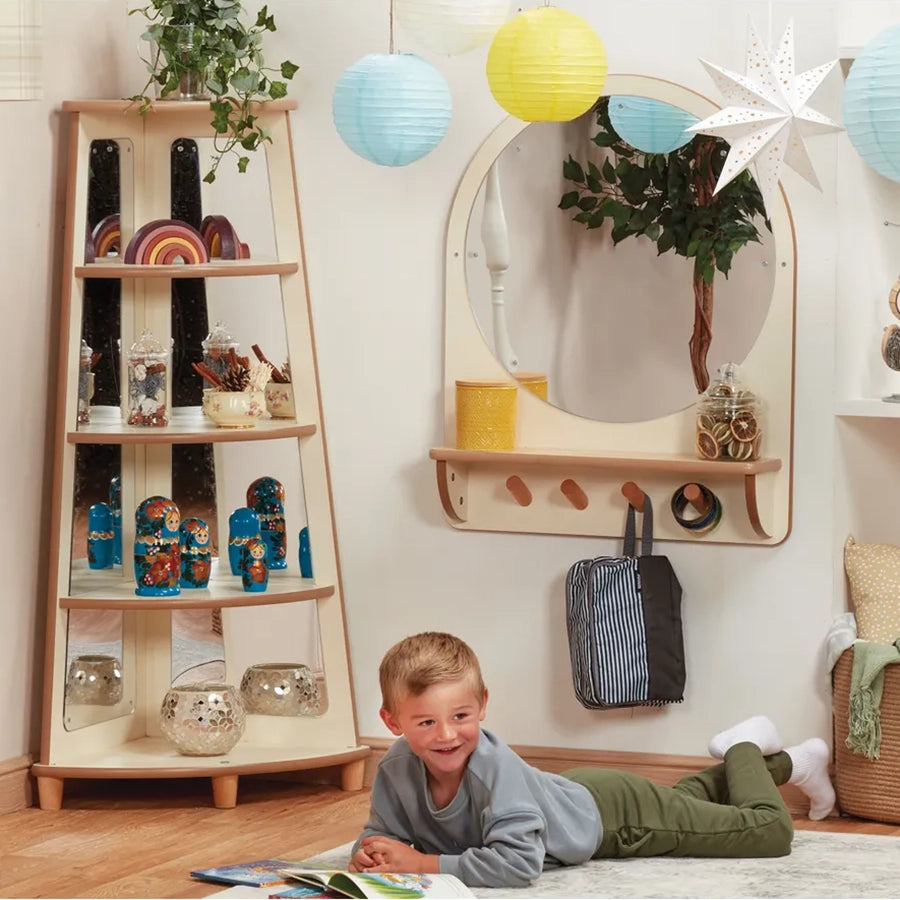 Home from Home Wall Mirror with Hooks