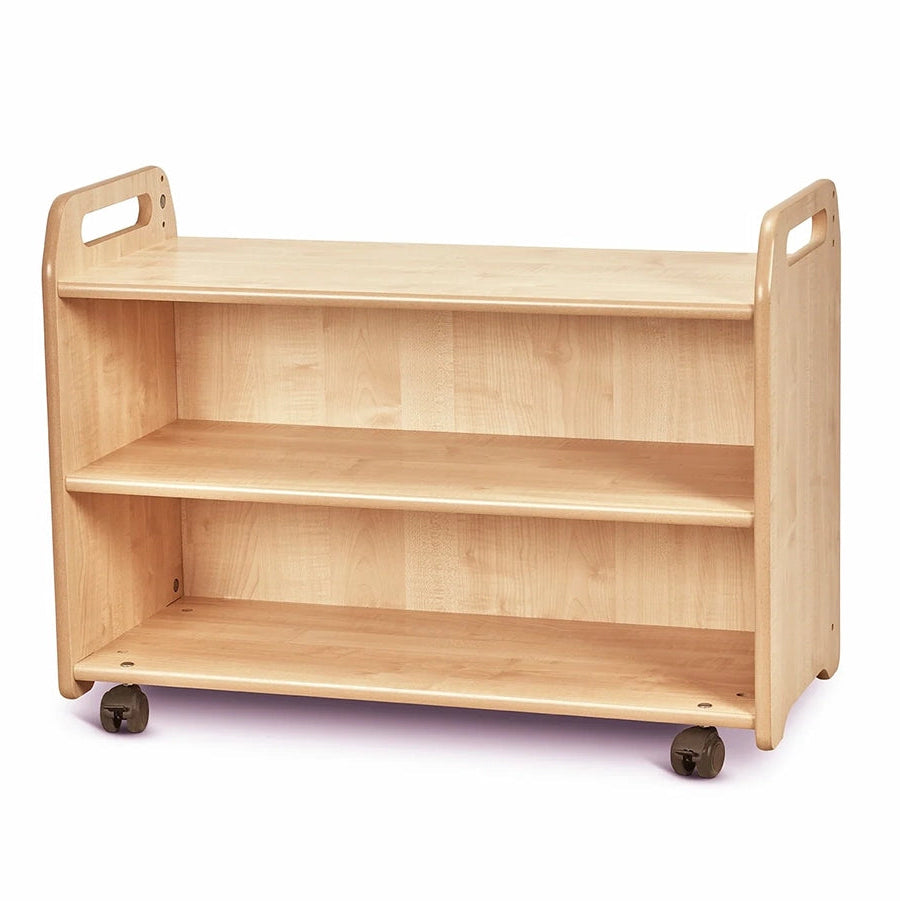 Shelf Unit with Display & Mirror Back - Static or Mobile