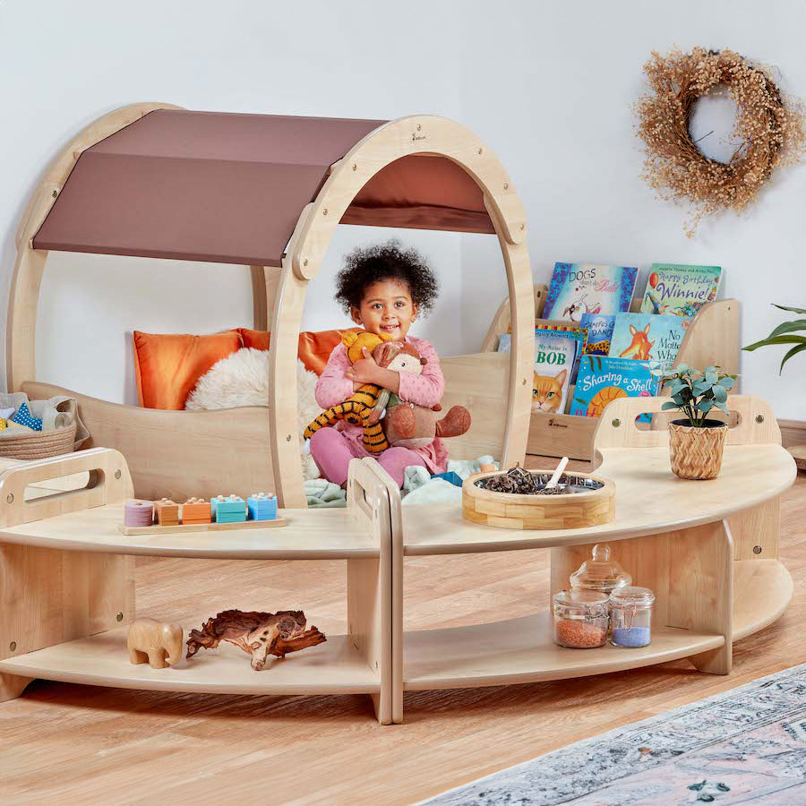 Low 90º Open Sweep Shelving Unit (W1370mm)