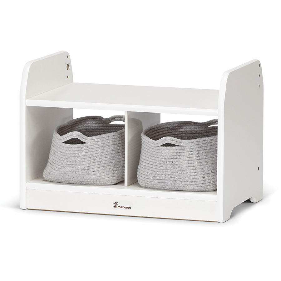 Bambino White Compact Low Storage Unit