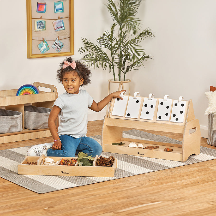 Giant Wooden Flip with Stand and Sorting Tray