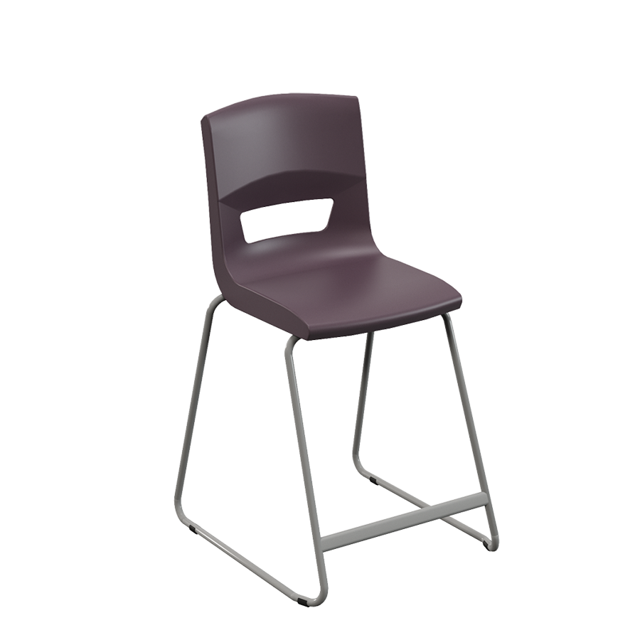 Postura+ High Back Stool - Naturals