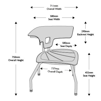 Ruckus 4 Leg Chair