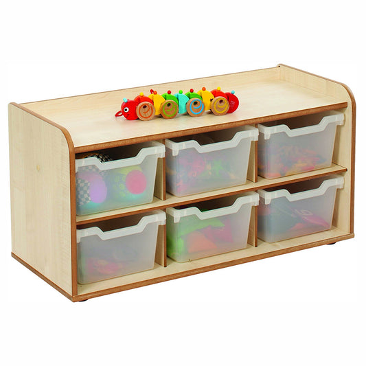 3 x 2 Tray Unit with Clear Trays