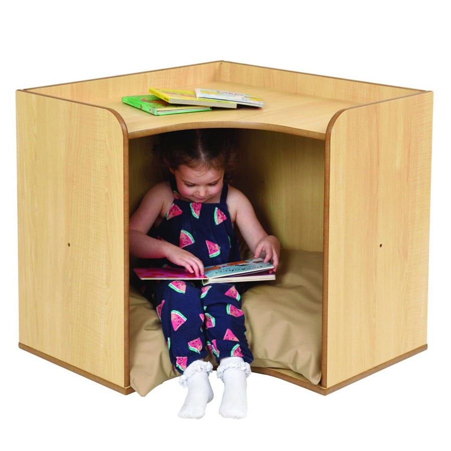 Corner Unit with Tan Cushion