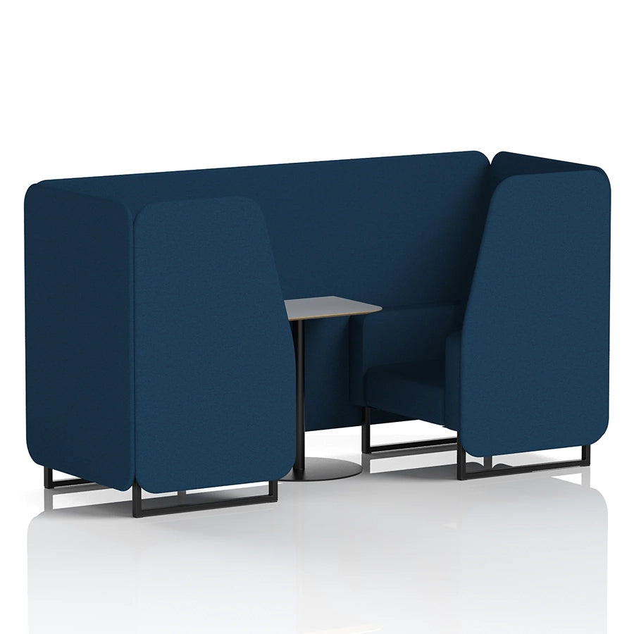 Brixworth Booth in Single Tone - 2 Seater with Grey Table
