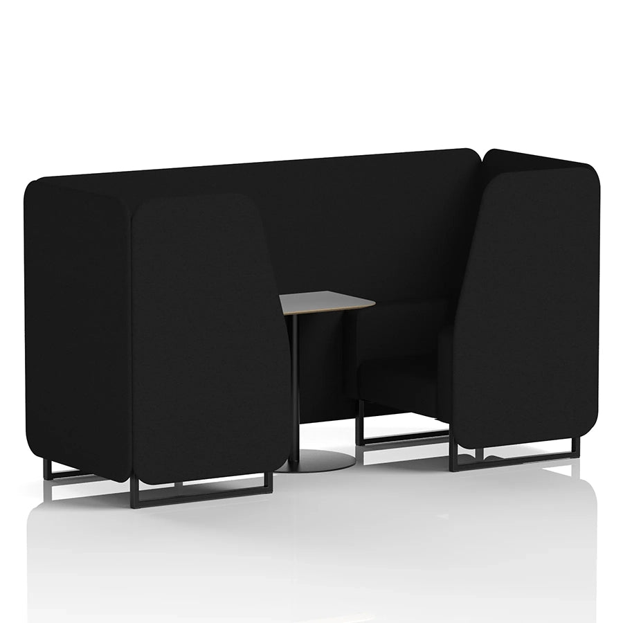 Brixworth Booth in Single Tone - 2 Seater with Grey Table