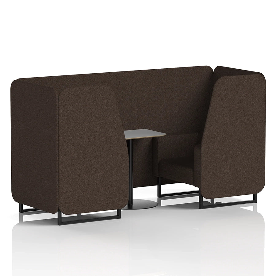 Brixworth Booth in Single Tone - 2 Seater with Grey Table