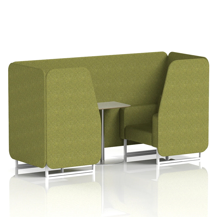 Brixworth Booth in Single Tone - 2 Seater with Grey Table