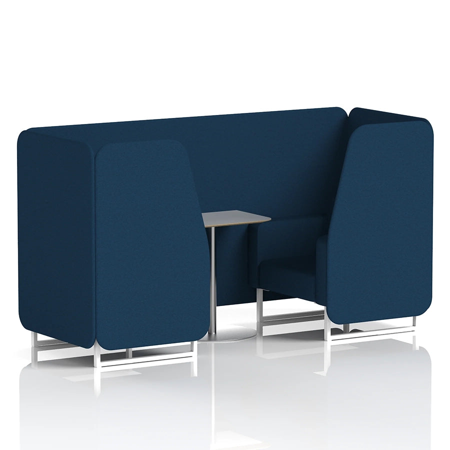 Brixworth Booth in Single Tone - 2 Seater with Grey Table
