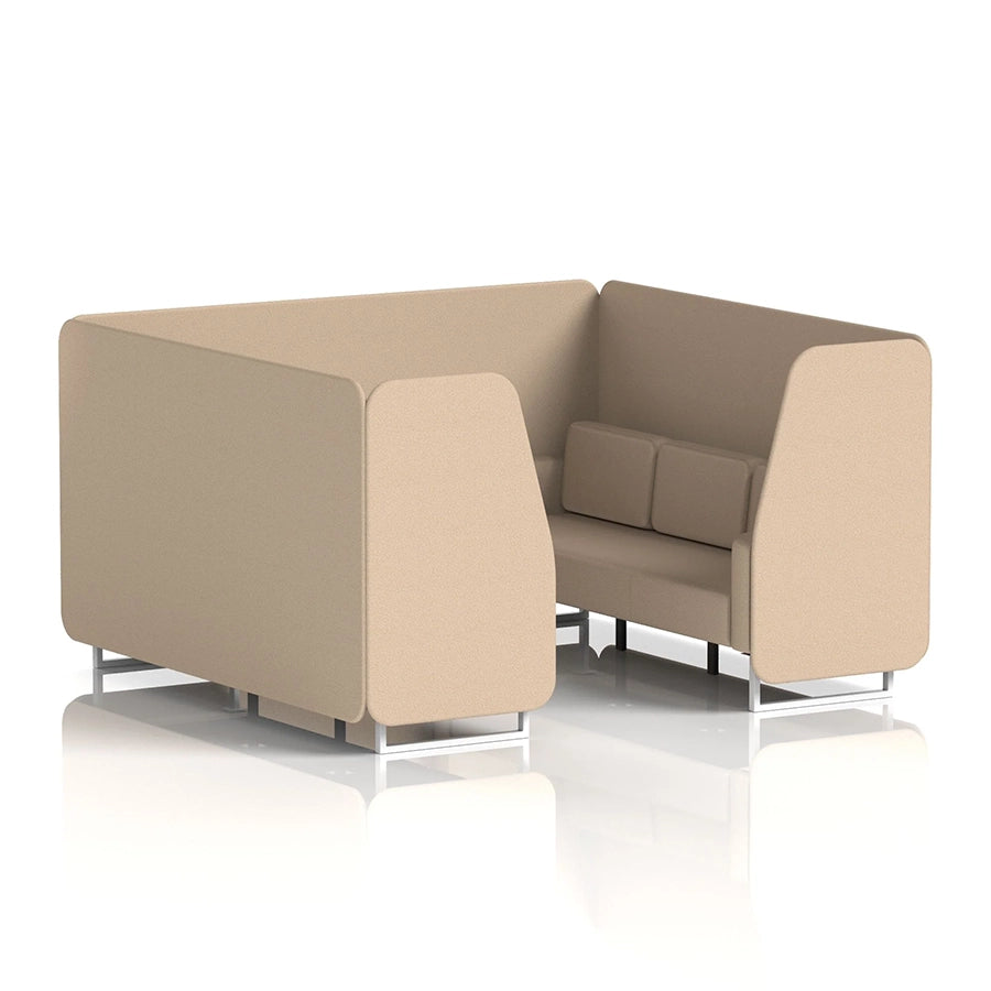 Brixworth Booth in Single Tone - 6 Seater