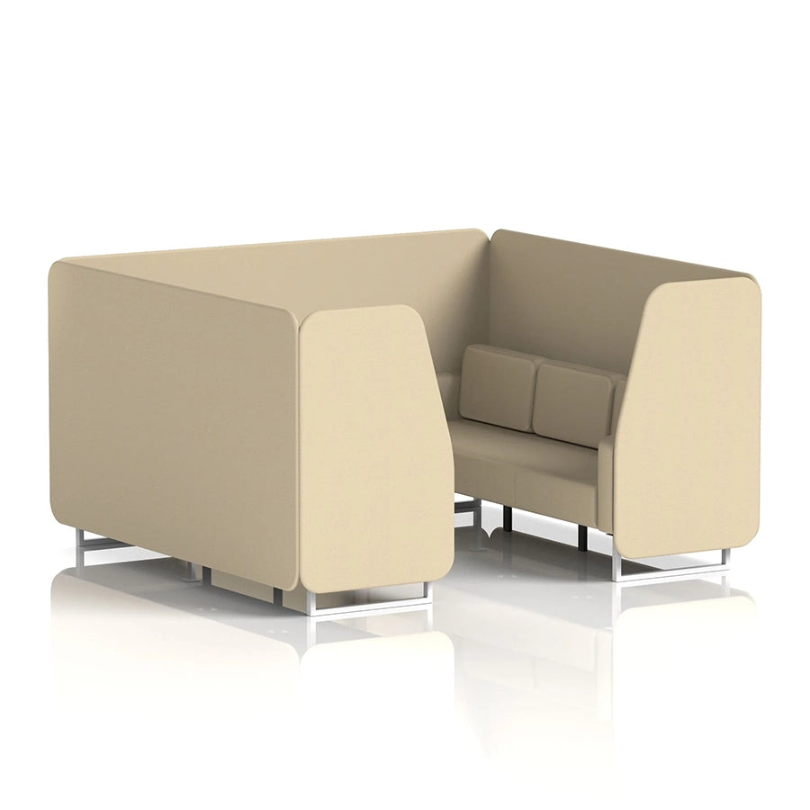 Brixworth Booth in Single Tone - 6 Seater