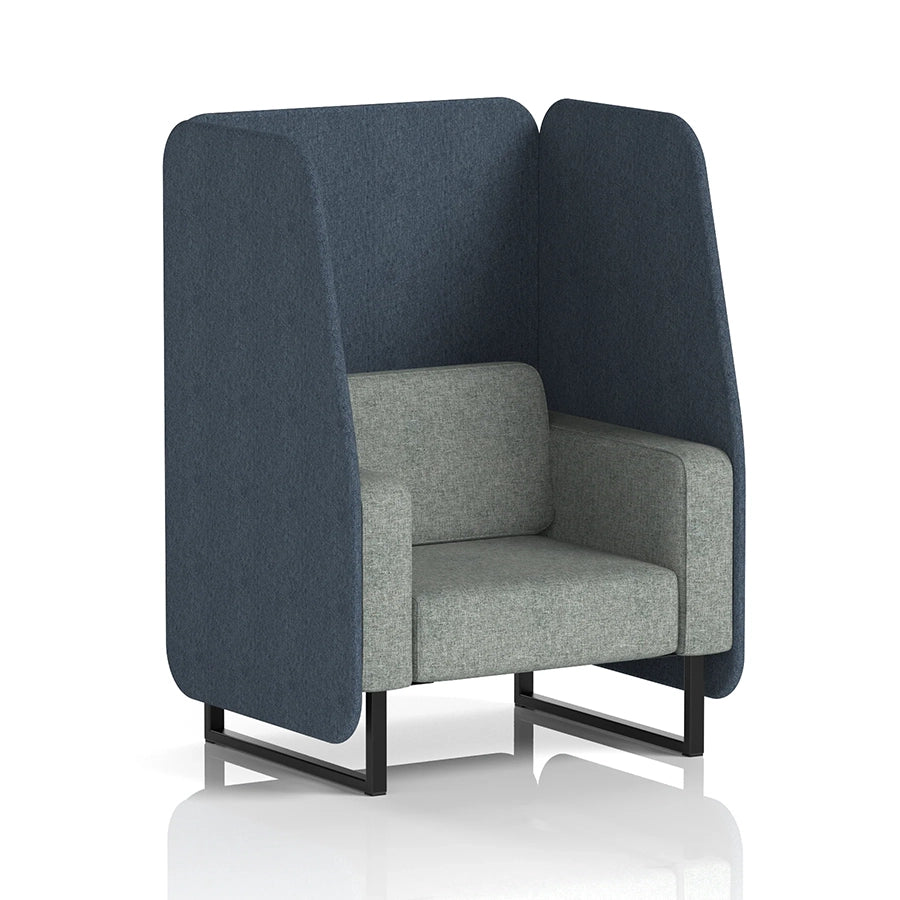 Brixworth Open Booth in Two Tone - 1 Seater