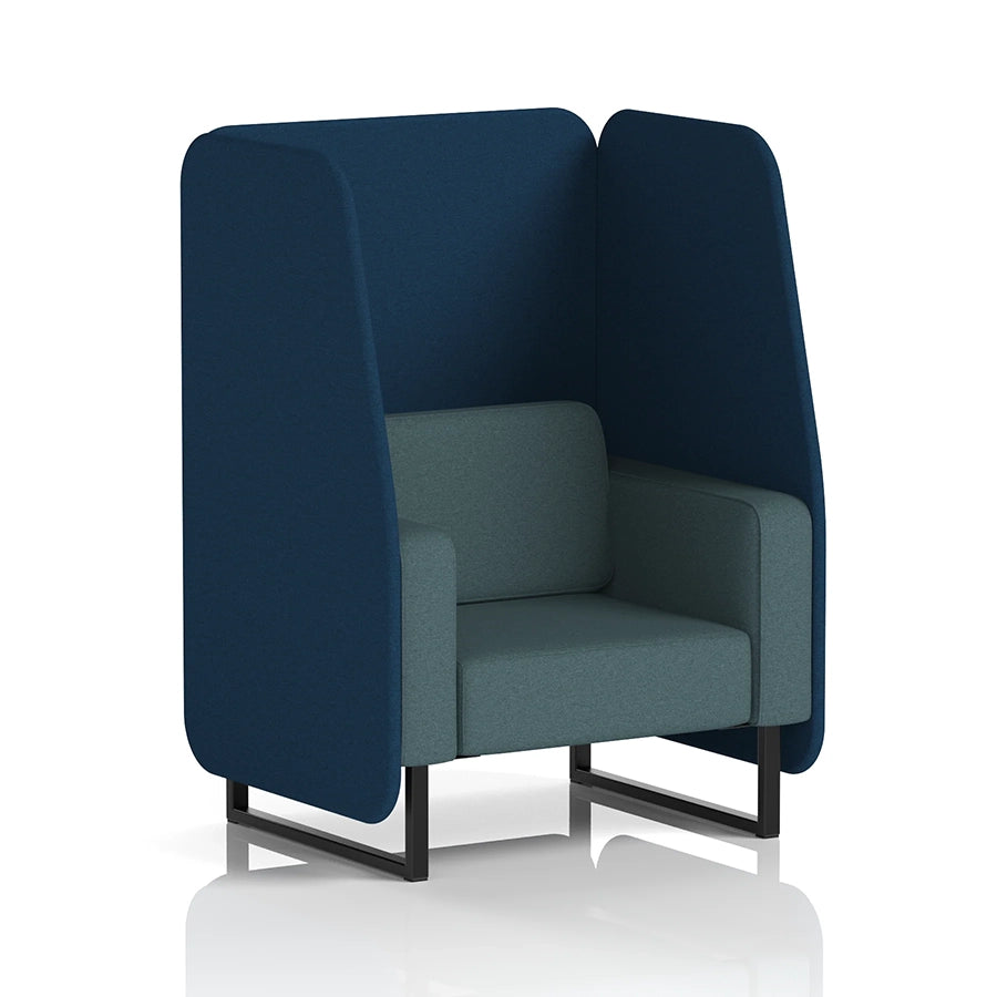 Brixworth Open Booth in Two Tone - 1 Seater