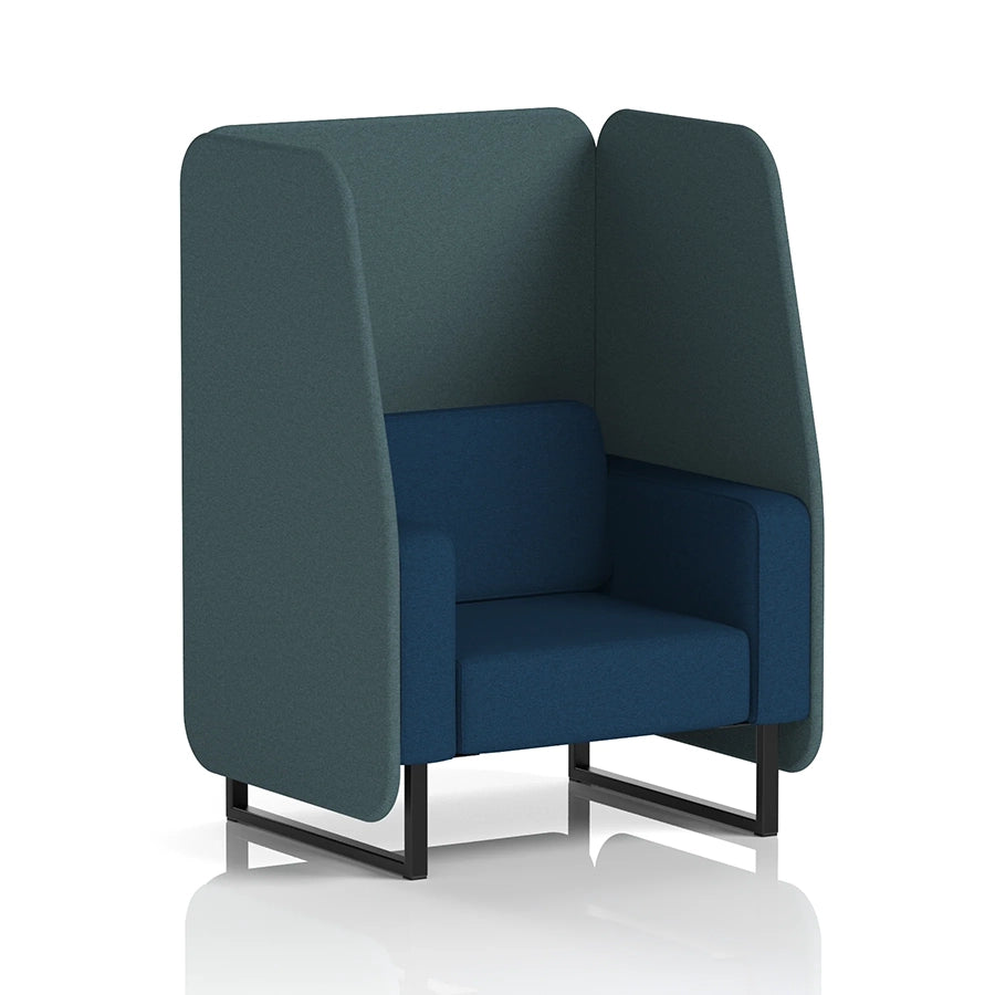 Brixworth Open Booth in Two Tone - 1 Seater