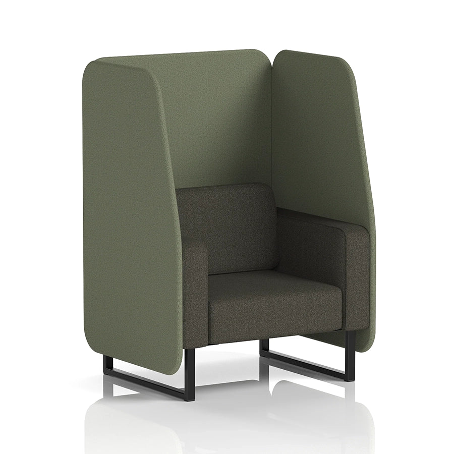 Brixworth Open Booth in Two Tone - 1 Seater