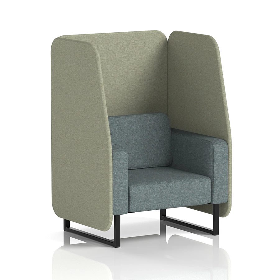 Brixworth Open Booth in Two Tone - 1 Seater