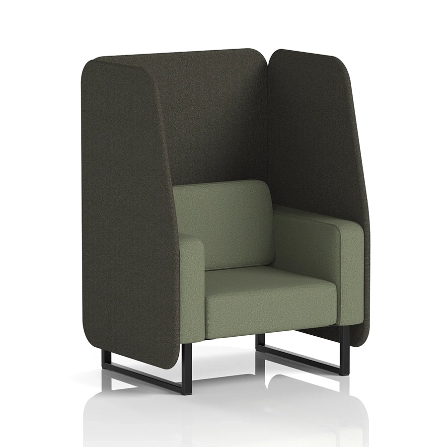 Brixworth Open Booth in Two Tone - 1 Seater