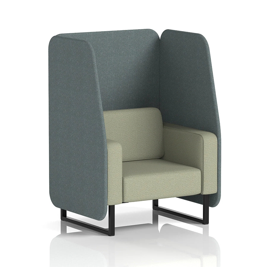 Brixworth Open Booth in Two Tone - 1 Seater