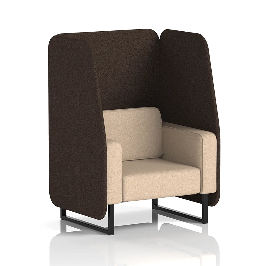 Brixworth Open Booth in Two Tone - 1 Seater