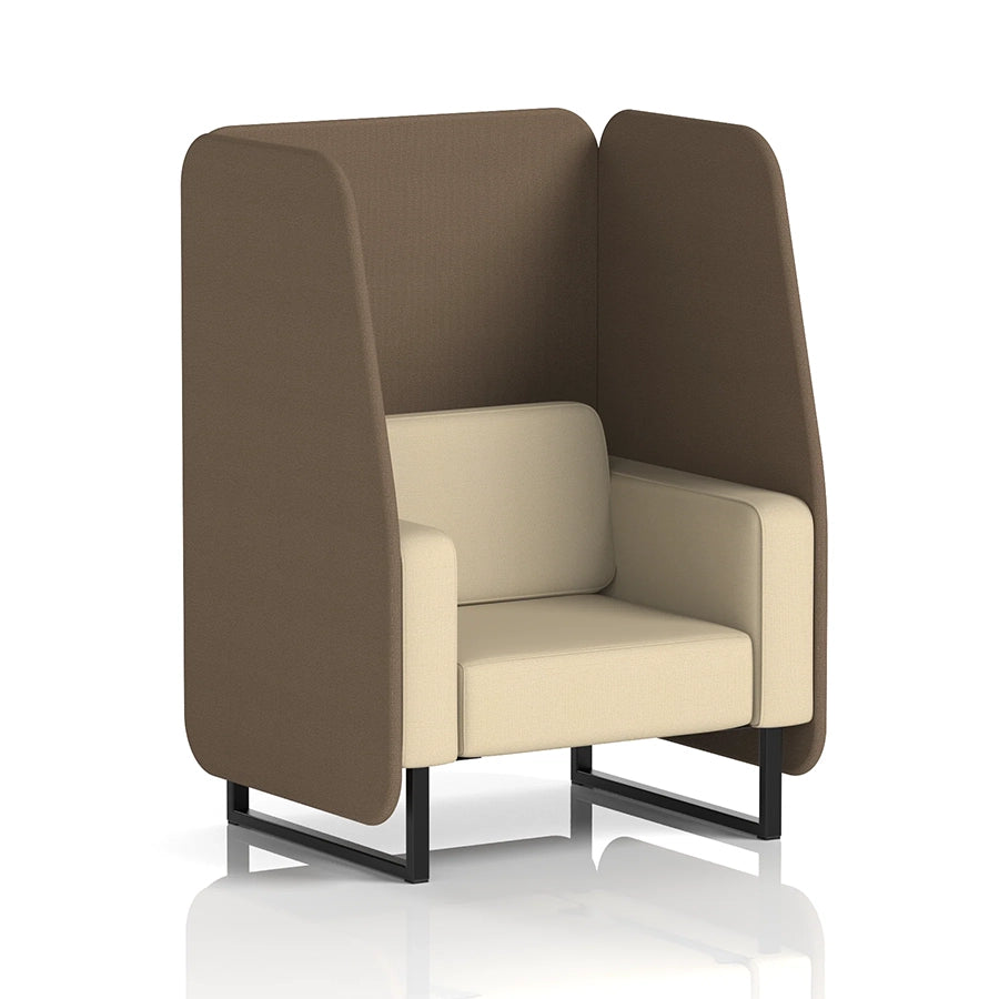 Brixworth Open Booth in Two Tone - 1 Seater