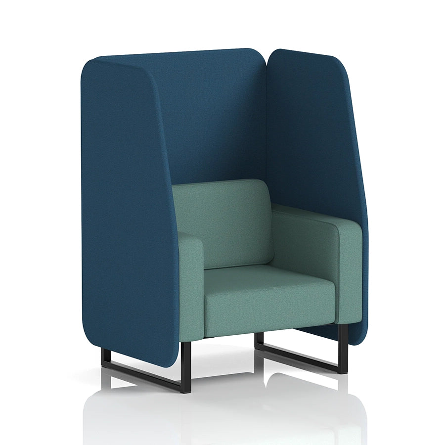 Brixworth Open Booth in Two Tone - 1 Seater