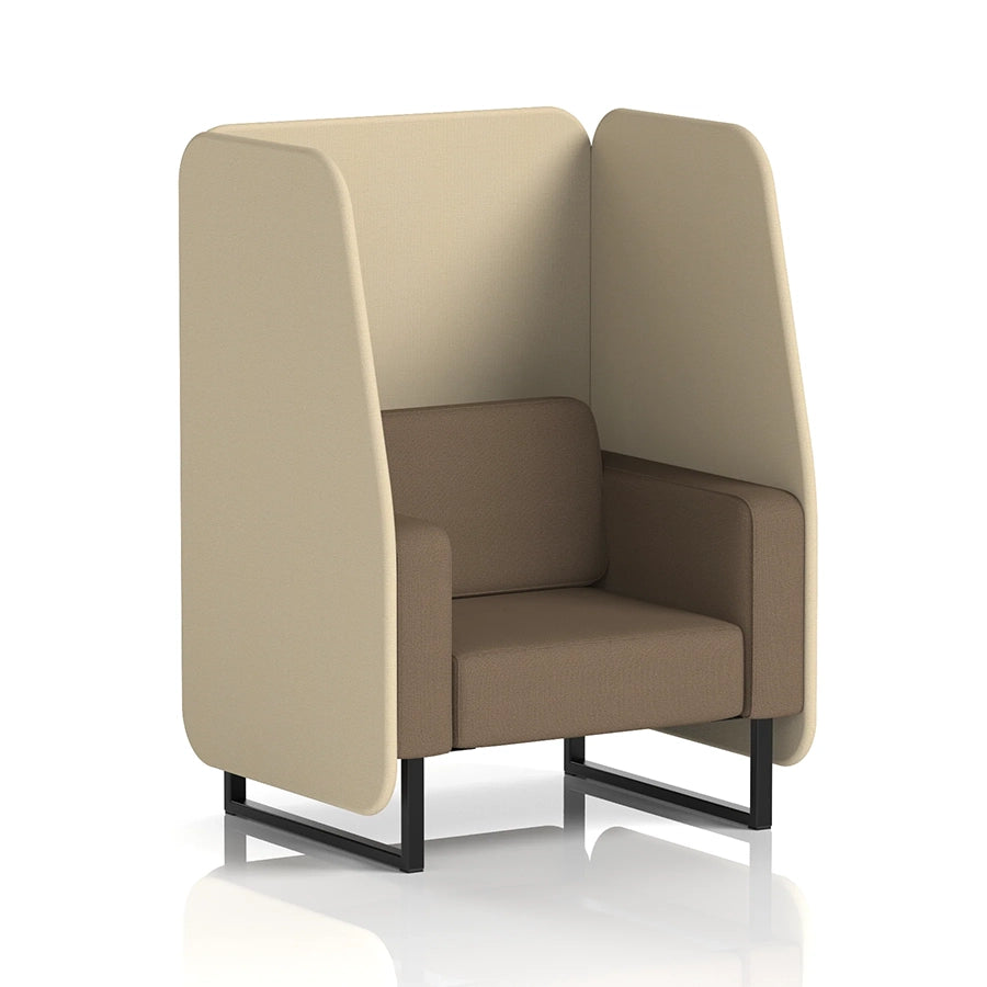 Brixworth Open Booth in Two Tone - 1 Seater