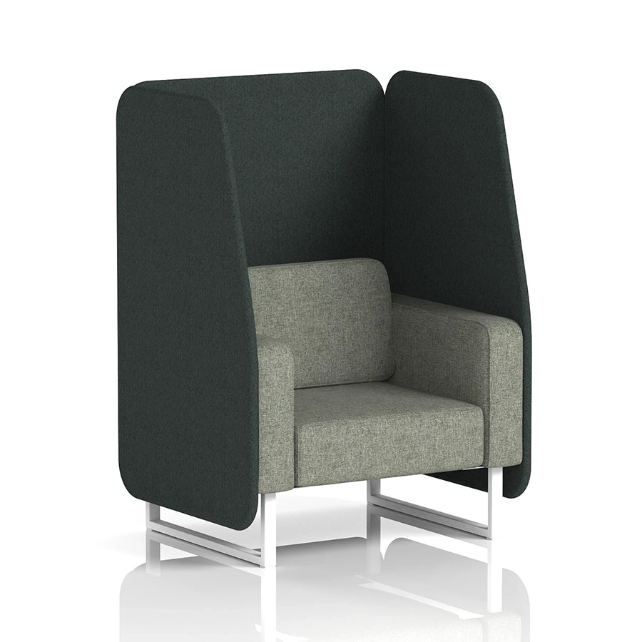 Brixworth Open Booth in Two Tone - 1 Seater