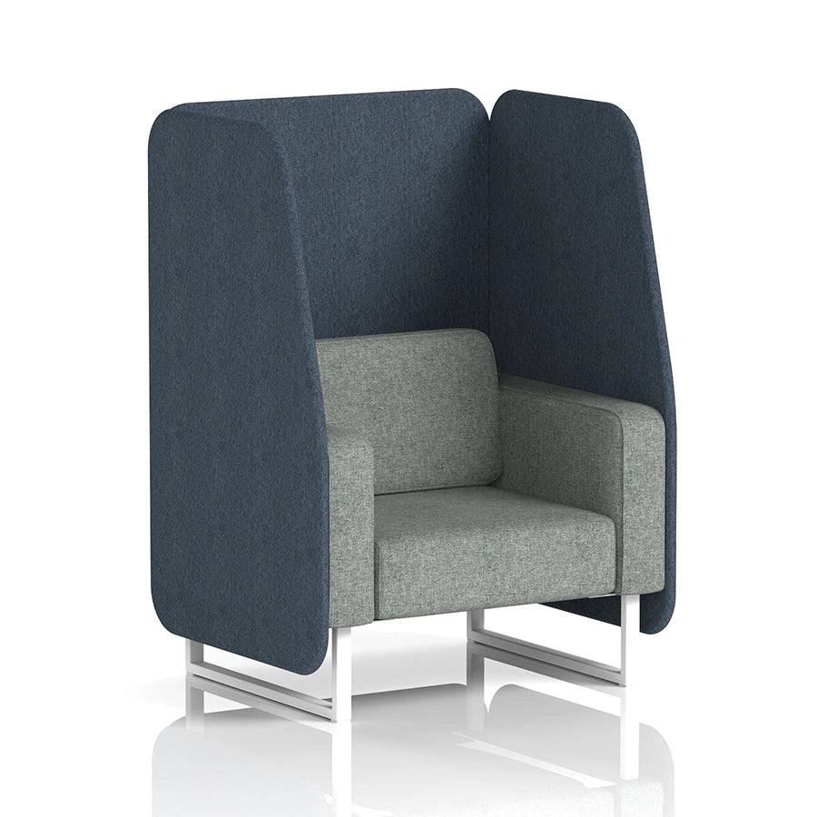 Brixworth Open Booth in Two Tone - 1 Seater