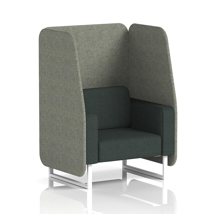 Brixworth Open Booth in Two Tone - 1 Seater