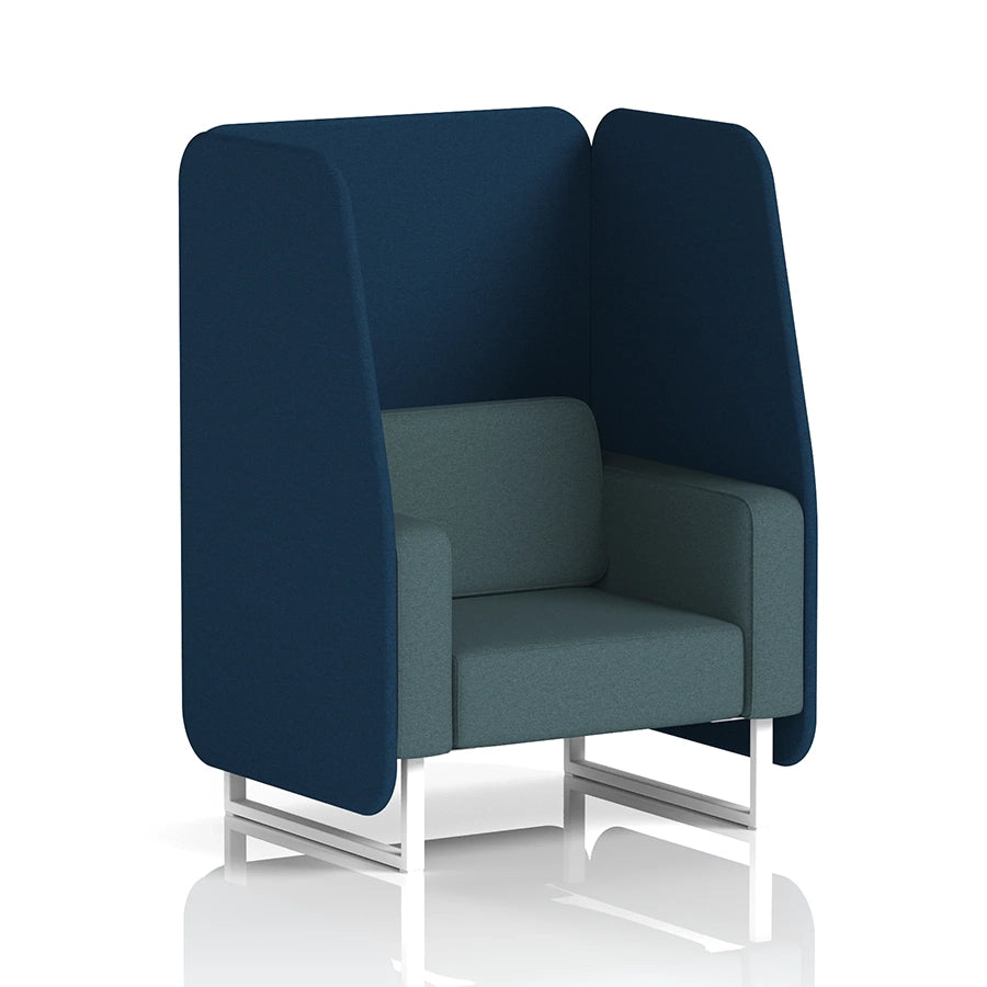 Brixworth Open Booth in Two Tone - 1 Seater