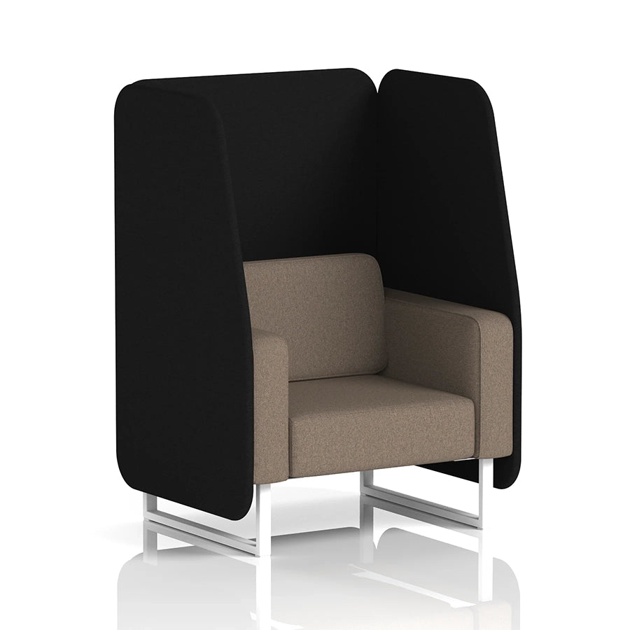 Brixworth Open Booth in Two Tone - 1 Seater