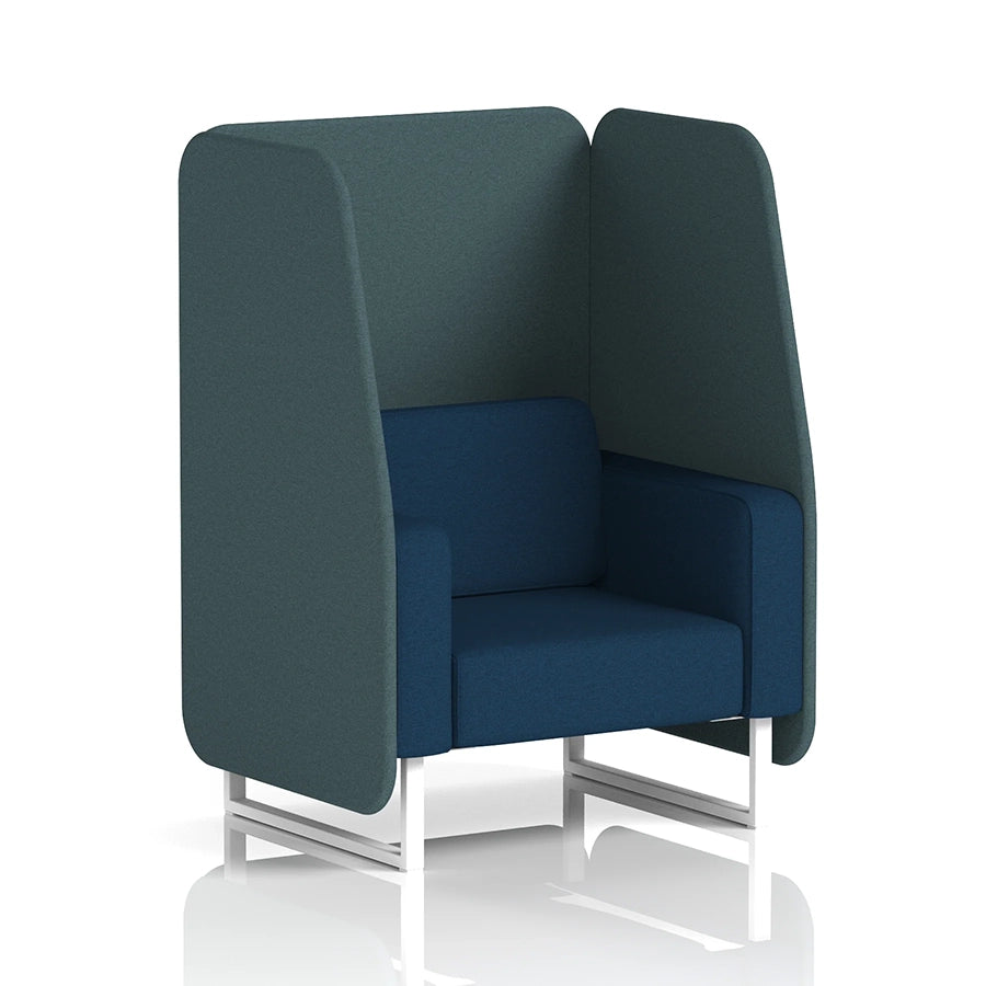 Brixworth Open Booth in Two Tone - 1 Seater