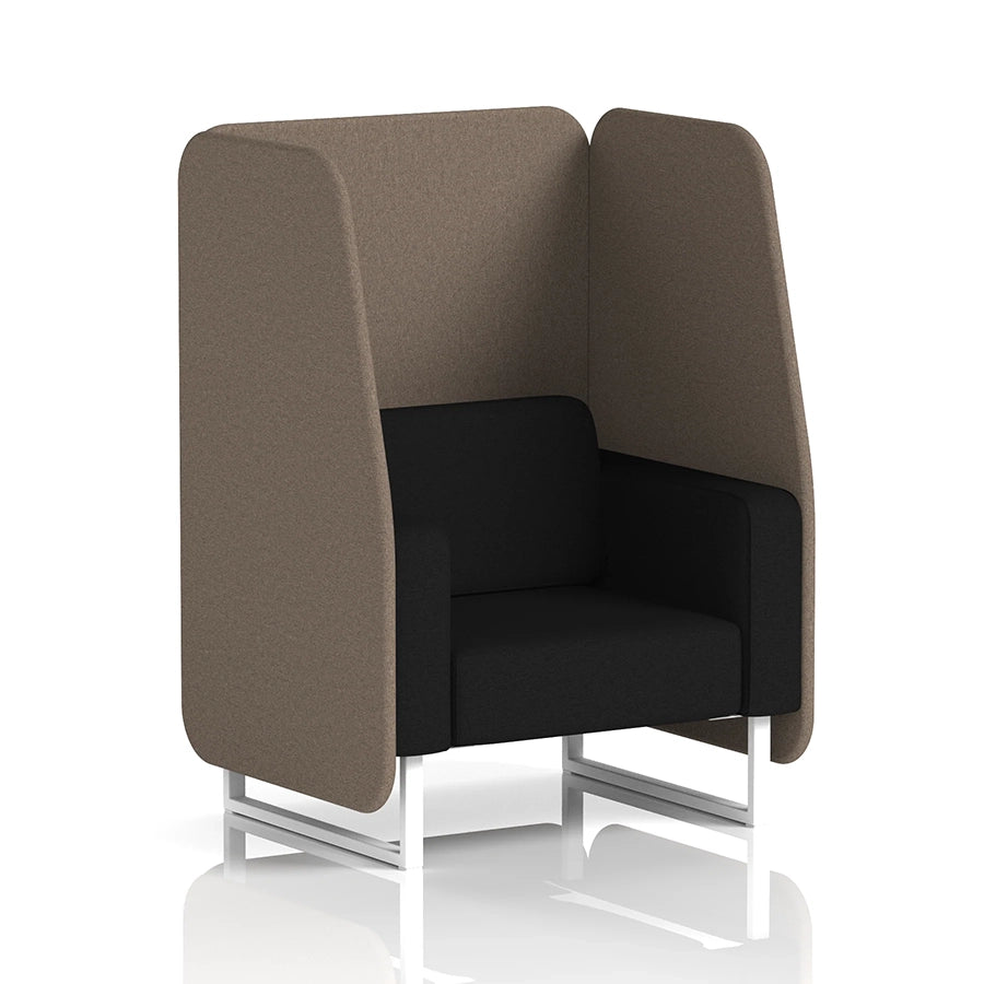 Brixworth Open Booth in Two Tone - 1 Seater