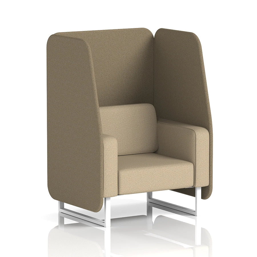 Brixworth Open Booth in Two Tone - 1 Seater