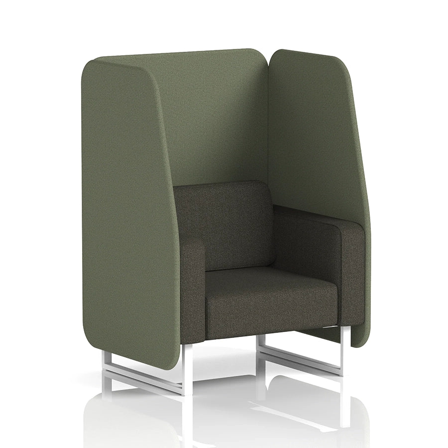 Brixworth Open Booth in Two Tone - 1 Seater