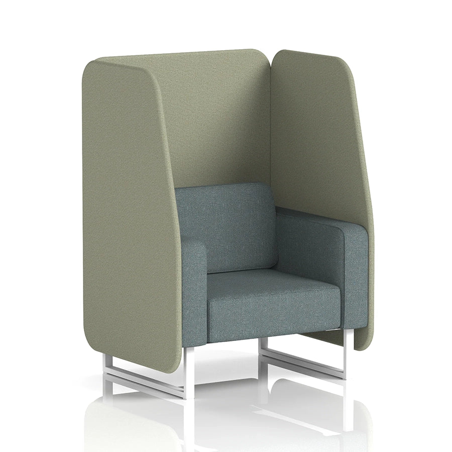 Brixworth Open Booth in Two Tone - 1 Seater