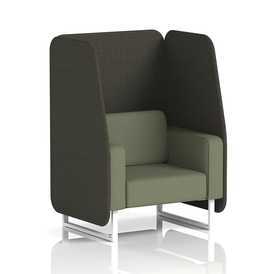 Brixworth Open Booth in Two Tone - 1 Seater